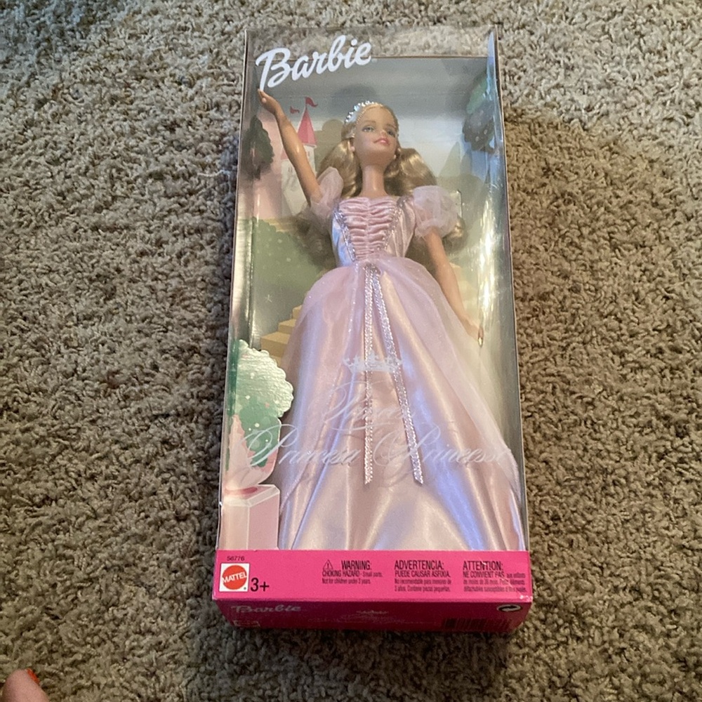New Mattel Barbie in Elegant Pink Dress princess